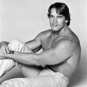 Arnold Schwarzenegger photo shoot. 25th September 1977 Arnold Schwarzenegger photo shoot. 25th September 1977