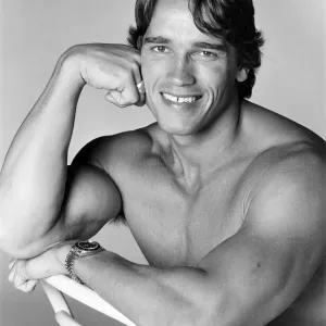 Arnold Schwarzenegger photo shoot. 25th September 1977 Arnold Schwarzenegger photo shoot. 25th September 1977