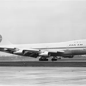 La llegada del primer Boeing 747 Jumbo Jet al Aeropuerto de Heathrow.