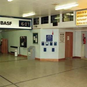 The Arrivals Hall at Teesside Airport 17th November 1997 The Arrivals Hall at Teesside Airport 17th November 1997