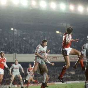 Arsenal 0 v 0 Liverpool, Littlewoods League Cup 3rd round (replay) at Highbury Arsenal 0 v 0 Liverpool, Littlewoods League Cup 3rd round (replay) at Highbury