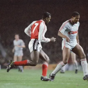 Arsenal 0 v 0 Liverpool Littlewoods League Cup Replay Print Arsenal 0 v 0 Liverpool Littlewoods League Cup Replay Print