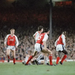 Arsenal 0 v 0 Liverpool, Littlewoods League Cup 3rd round (replay) at Highbury Arsenal 0 v 0 Liverpool, Littlewoods League Cup 3rd round (replay) at Highbury