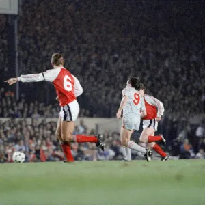 Arsenal 0 v 0 Liverpool, Littlewoods League Cup 3rd round (replay) at Highbury Arsenal 0 v 0 Liverpool, Littlewoods League Cup 3rd round (replay) at Highbury