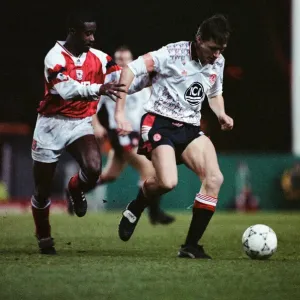 Arsenal 1-1 Middlesbrough, Premier league match at Highbury, Saturday 19th December 1992