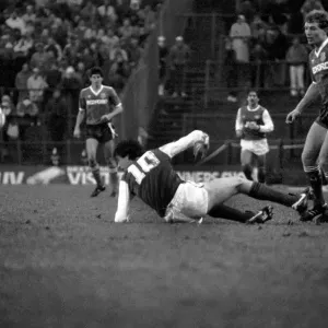 Arsenal 2 v. Luton 1. Division One Football. February 1986 LF18-03-066 Arsenal 2 v. Luton 1. Division One Football. February 1986 LF18-03-066
