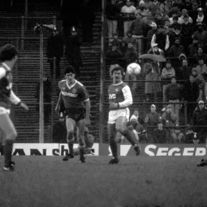 Arsenal 2 v. Luton 1. Division One Football. February 1986 LF18-03-058 Arsenal 2 v. Luton 1. Division One Football. February 1986 LF18-03-058