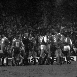 Arsenal 2 v. Luton 1. Division One Football. February 1986 LF18-03-050 Arsenal 2 v. Luton 1. Division One Football. February 1986 LF18-03-050