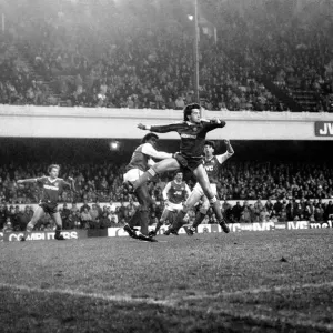 Arsenal 2 v. Luton 1. Division One Football. February 1986 LF18-03-046 Arsenal 2 v. Luton 1. Division One Football. February 1986 LF18-03-046