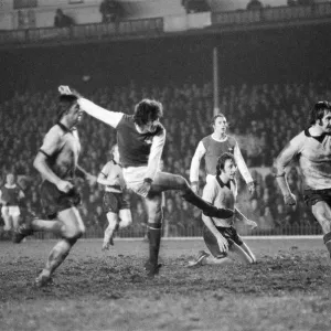 Arsenal 3-0 Coventry City, FA Cup Replay match at Highbury, Wednesday 29th January 1975