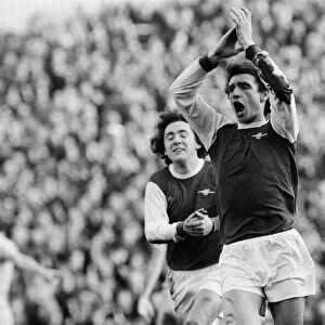 Arsenal 3-1 Coventry City, FA Cup match at Highbury, Saturday 29th January 1977