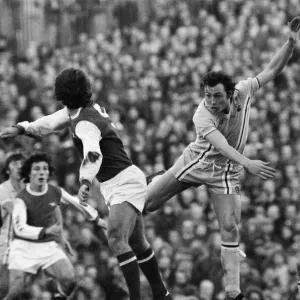 Arsenal 3-1 Coventry City, FA Cup match at Highbury, Saturday 29th January 1977