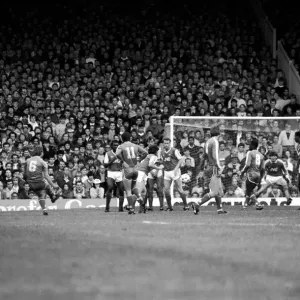 Arsenal 3 v. Chelsea 1. Division One Football. October 1986 LF20-14-081 Arsenal 3 v. Chelsea 1. Division One Football. October 1986 LF20-14-081