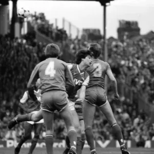 Arsenal 3 v. Chelsea 1. Division One Football. October 1986 LF20-14-011