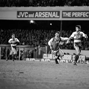 Arsenal 3 v. Queens Park Rangers 1. Division One Football. December 1986 LF21-11-004