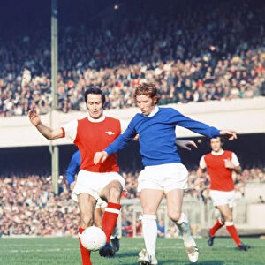 Arsenal Double winning season 1970 - 1971. English League Division One match at