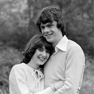 Arsenal footballer David O Leary with girlfriend Joy Lewis May 1979