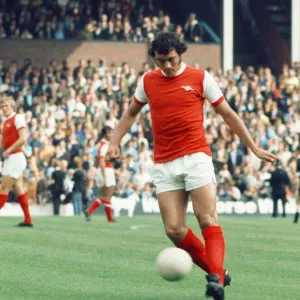 Arsenal footballer Ray Kennedy in action at Highbury. September 1971 Arsenal footballer Ray Kennedy in action at Highbury. September 1971