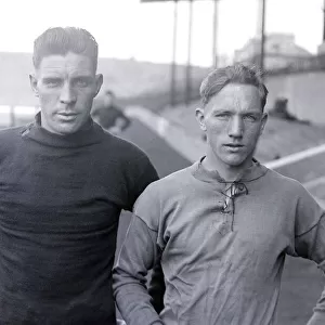 Arsenal Footballers - April 1927 Alex Mackie and Sam Haden