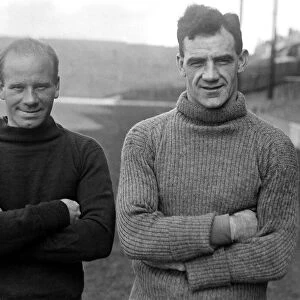 Arsenal footballers - April 1927 Billy Blythe and Bill Harper