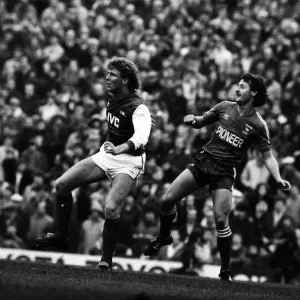 Arsenal v Ipswich Town league match at Highbury March 1984 Arsenal v Ipswich Town league match at Highbury March 1984