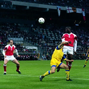 Arsenal v Parma - European Cup Winners Cup 1994 Players in action 05 / 05 / 1994
