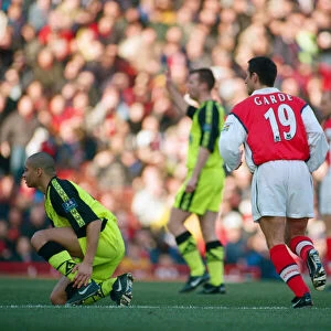 Arsenal v Sheffield United. THe FA cup fifth round. 13th February 1999