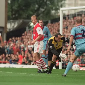 Arsenal vs West Ham United Print, 16th September 1995 Arsenal vs West Ham United Print, 16th September 1995
