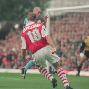 Arsenal verses West Ham United, at Highbury, North London Arsenal verses West Ham United, at Highbury, North London