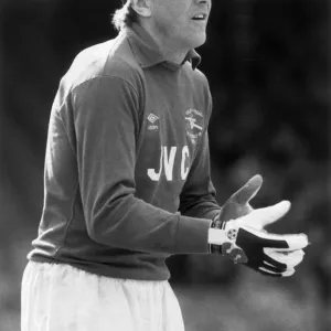 Arsenals goalkeeper George Wood. 17th April 1982. 82-2065 Arsenals goalkeeper George Wood. 17th April 1982. 82-2065