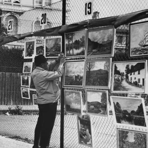 Print of Weston-super-Mare Art Exhibition, July 1972