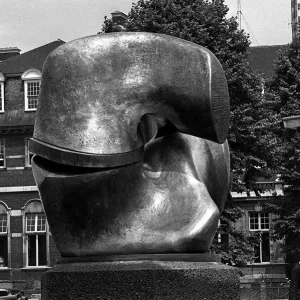 Art Sculpture Locking Piece'by Henry Moore - July 1968