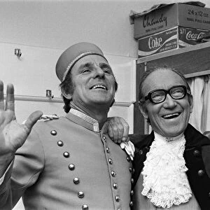 Arthur Askey and Dickie Henderson appear in Cinderella at the Birmingham Hippodrome