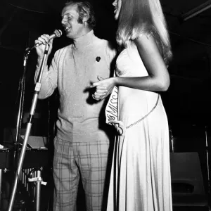 Arthur Montford with Veronica Cross Print 5th June 1976