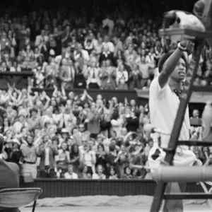 Arthur Ashe 1975 Wimbledon Champion Print