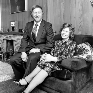 Arthur Scargill Print: A 1980 Photograph of the Miner's Leader at Home