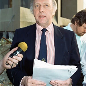 Arthur Scargill, President of the National Union of Mineworkers. 20th July 1990