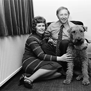 Arthur Scargill and his wife Anne at home near Barnsley, Yorkshire, with their dog Ginger