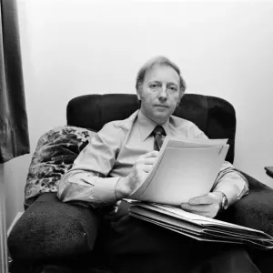 Arthur Scargill at Home Print, 19th November 1980 Arthur Scargill at Home Print, 19th November 1980