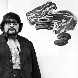 Artist Adrian Henri January 1968 Artist Adrian Henri January 1968