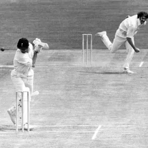 Ted Dexter vs Dennis Lillee, 2nd July 1972 Print Ted Dexter vs Dennis Lillee, 2nd July 1972 Print