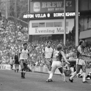 Aston Villa 0-2 Birmingham City, league division 2 match at Villa Park Aston Villa 0-2 Birmingham City, league division 2 match at Villa Park