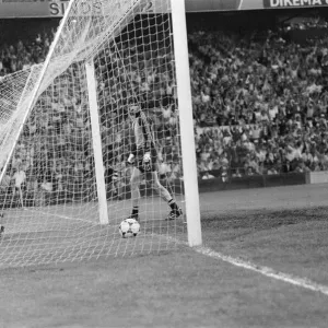 Aston Villa 1-0 Bayern Munich, match de finale de la Coupe d'Europe au De Kuip, Rotterdam.