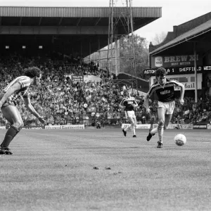 Aston Villa 1 - 2 Sheffield Wednesday First Division match held at Villa Park Aston Villa 1 - 2 Sheffield Wednesday First Division match held at Villa Park