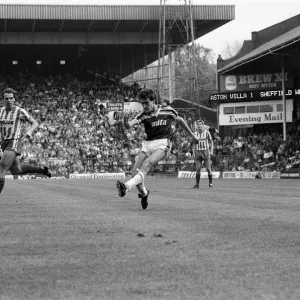 Aston Villa 1 - 2 Sheffield Wednesday First Division match held at Villa Park Aston Villa 1 - 2 Sheffield Wednesday First Division match held at Villa Park