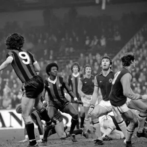 Aston Villa 1 v. Manchester City 0. Division One Football. January 1981 MF01-17-033 Aston Villa 1 v. Manchester City 0. Division One Football. January 1981 MF01-17-033
