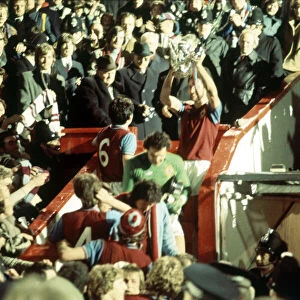 Aston Villa v Everton League Cup final 2nd replay at Old Trafford, 13th April 1977