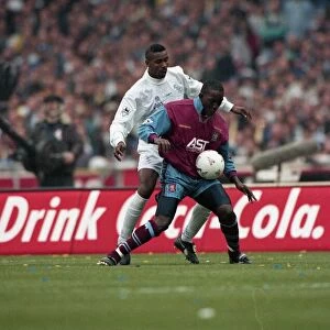 Aston Villa v Leeds United Coca-Cola Cup final at Wembley Stadium, 24th March 1996