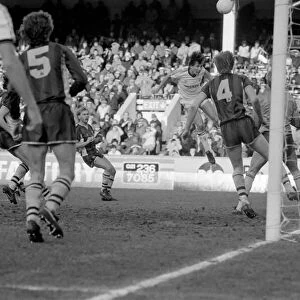 Aston Villa v. Manchester United. March 1984 MF14-16-030 Final Score was a three nil