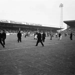 Aston Villa v Rangers match at Villa Park, which was later abandoned after a pitch Aston Villa v Rangers match at Villa Park, which was later abandoned after a pitch